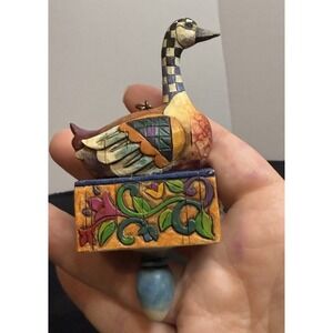 Jim Shore 12 Days Of Christmas Ornament - Six Geese A Laying Goose Bird